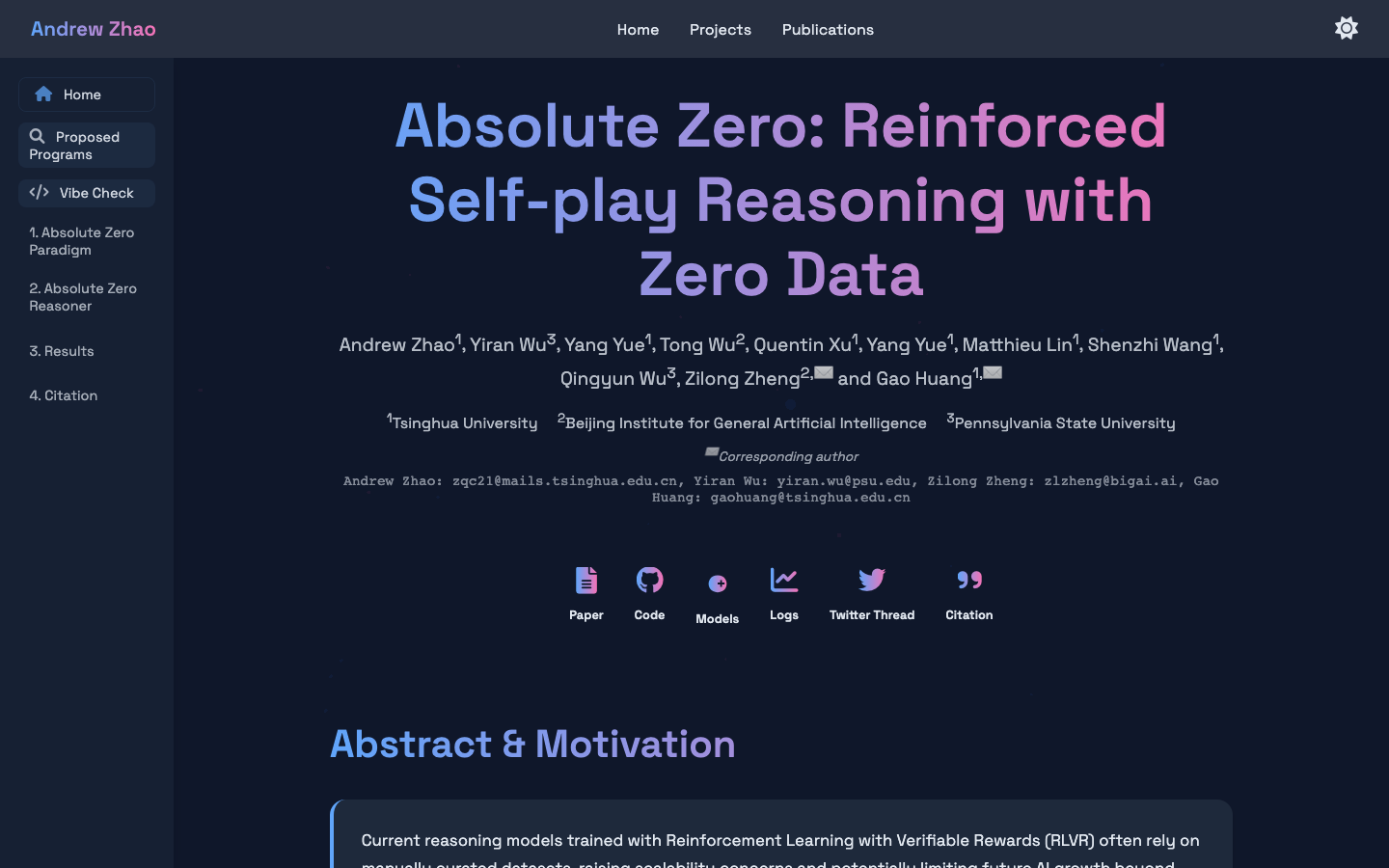 Absolute Zero Product Interface