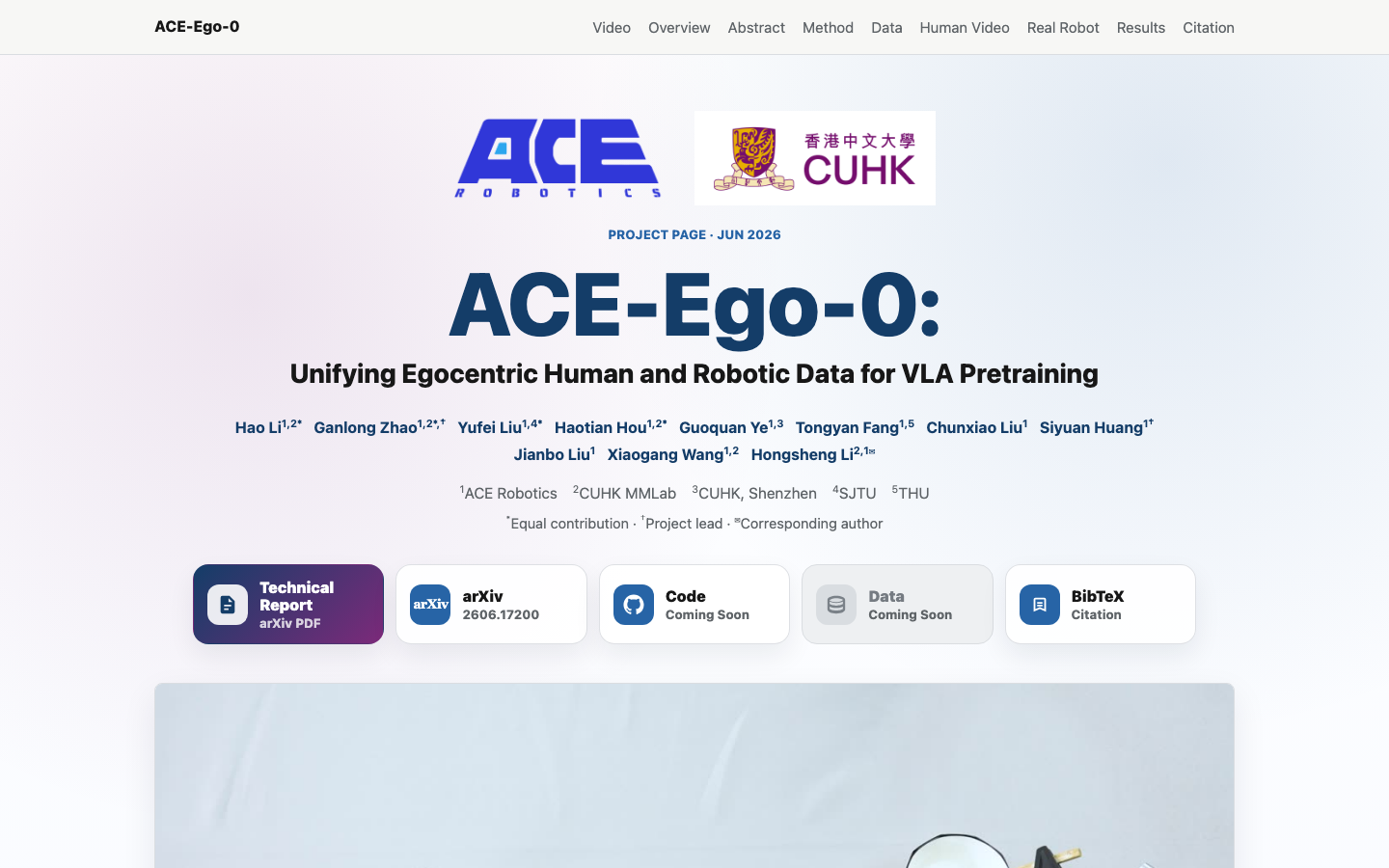 ACE-Ego Produktoberfläche
