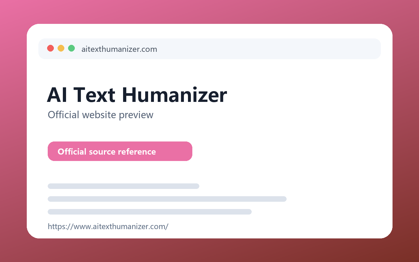 AI Text Humanizer Product Interface