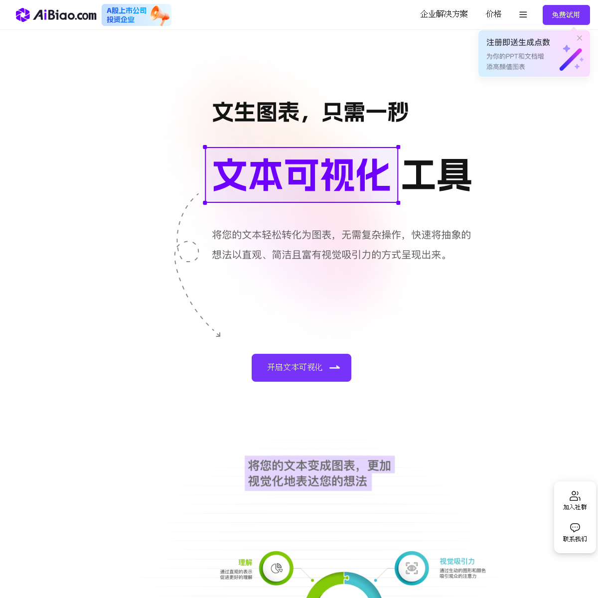 AI 테이블 제품 인터페이스