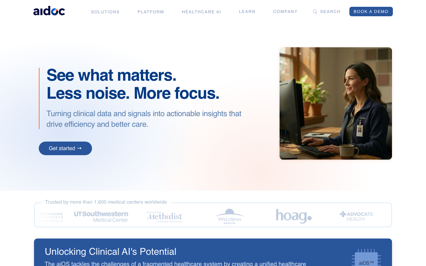Aidoc Product Interface