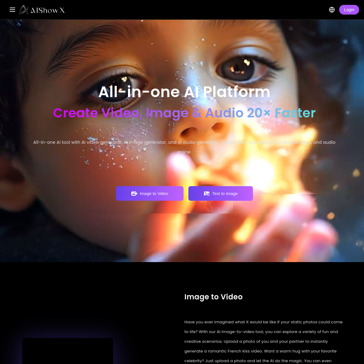 AIshowx Product Interface