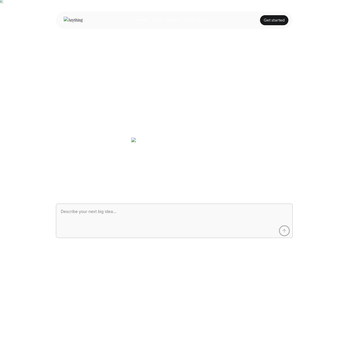 Anything Product Interface