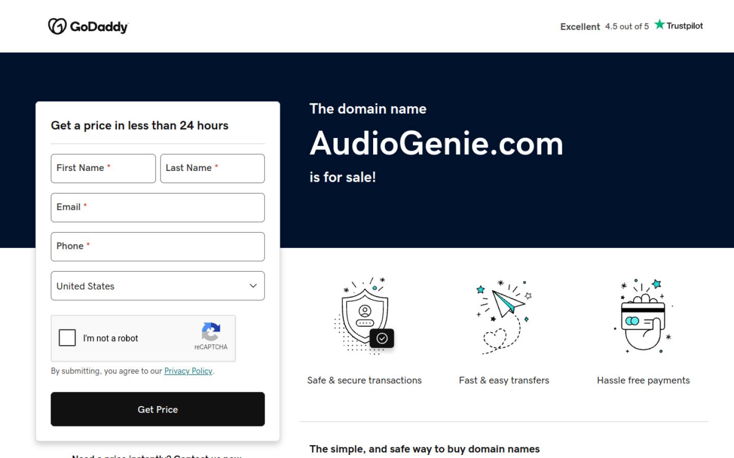 Audiogenie Product Interface