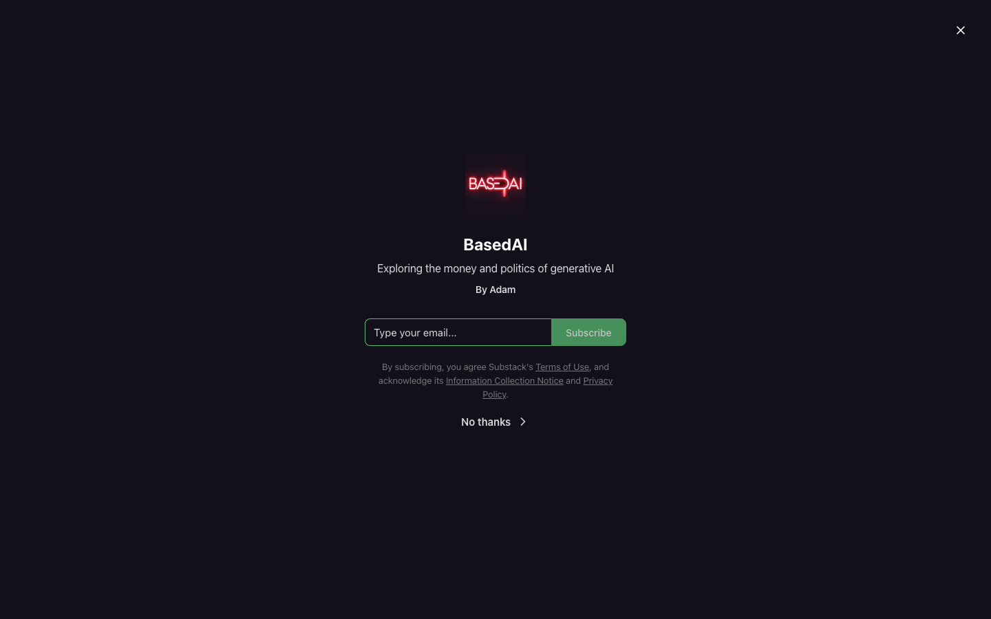 Based on AI Product Interface
