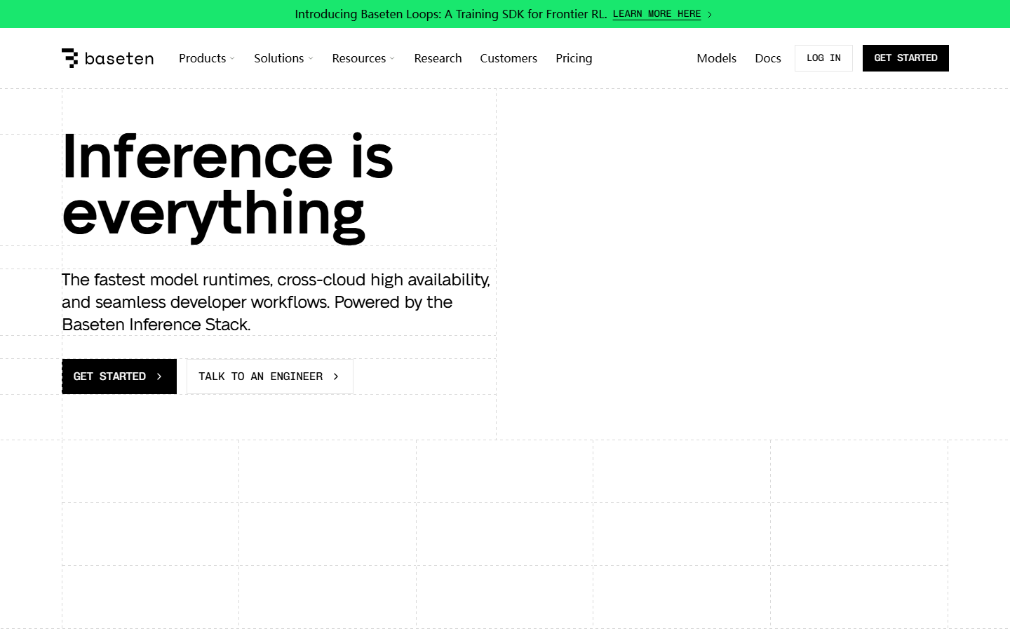 Baseten Product Interface