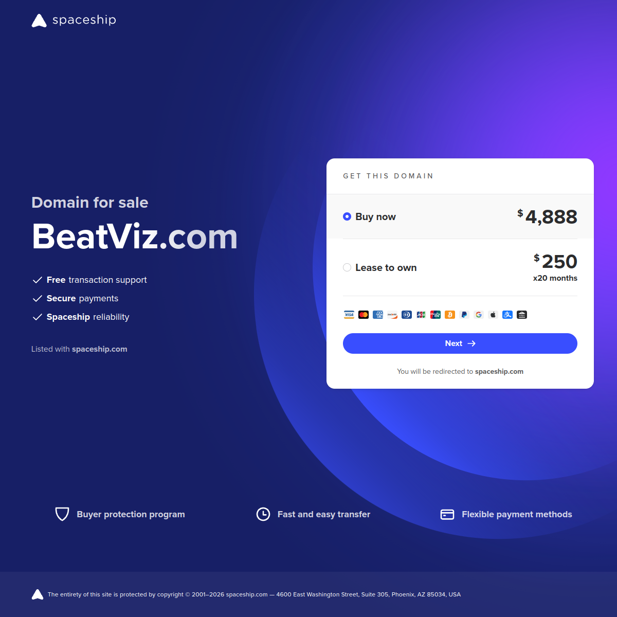 Beatviz Produktoberfläche