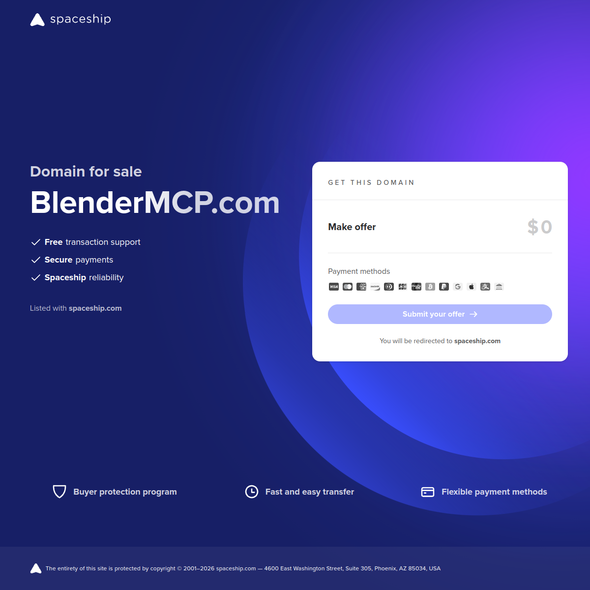Blendermcp Produktoberfläche