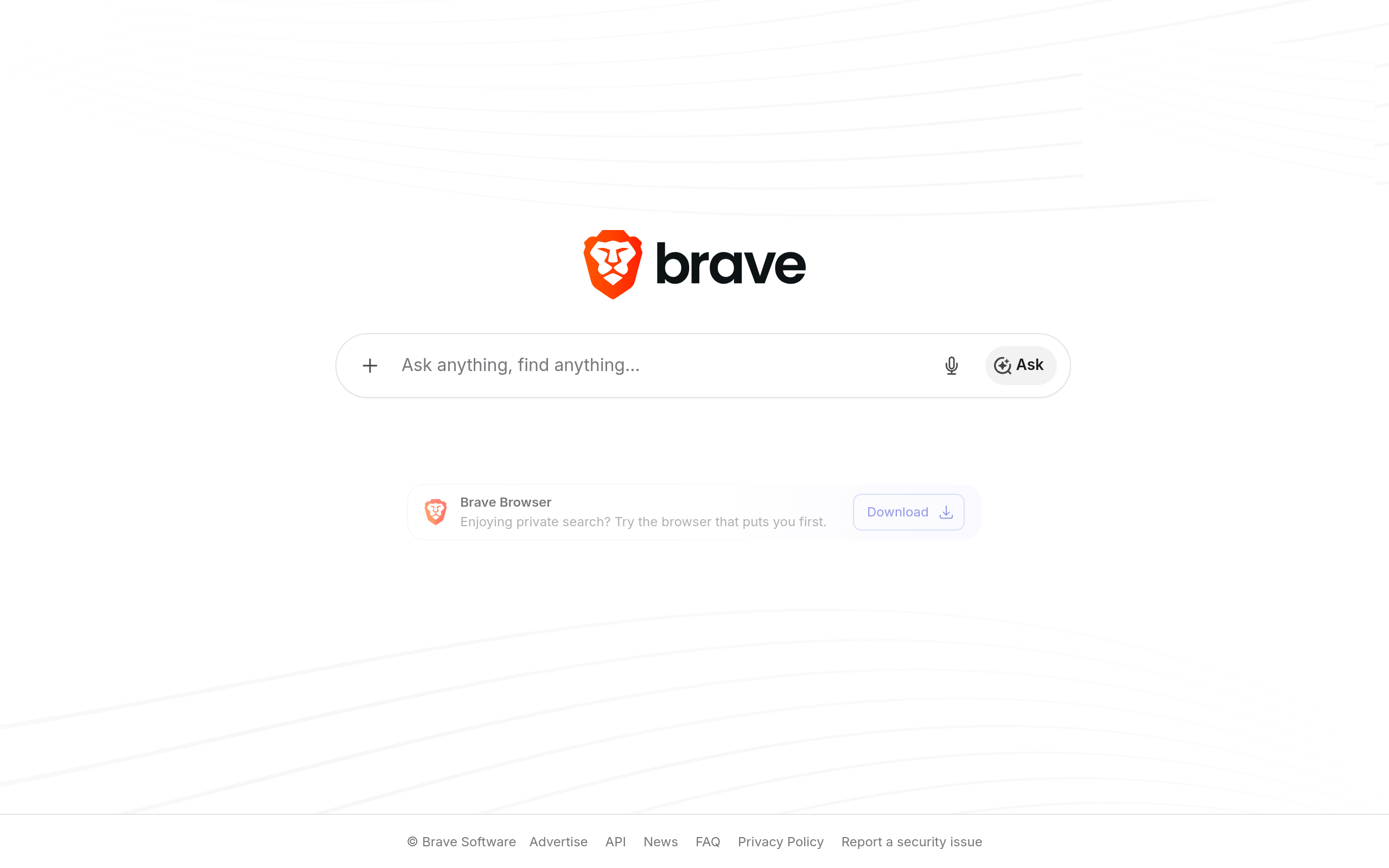 Brave Search 产品界面