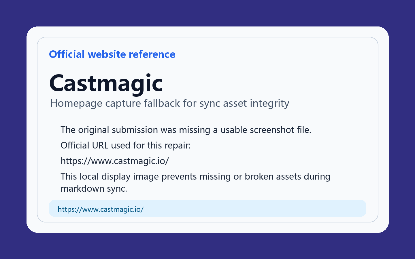 Castmagic 产品界面