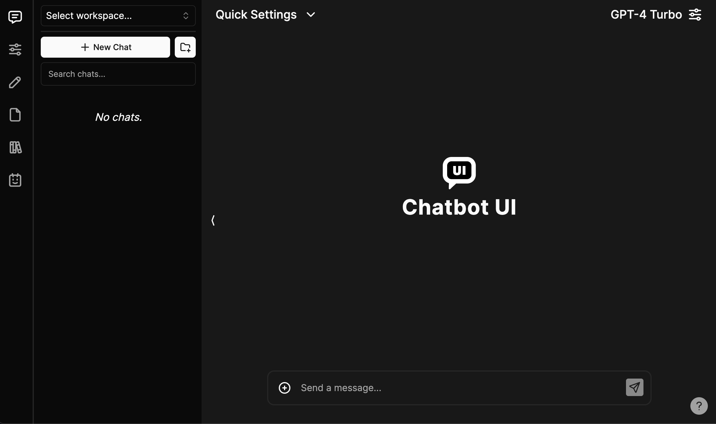 Chatbot UI 产品界面