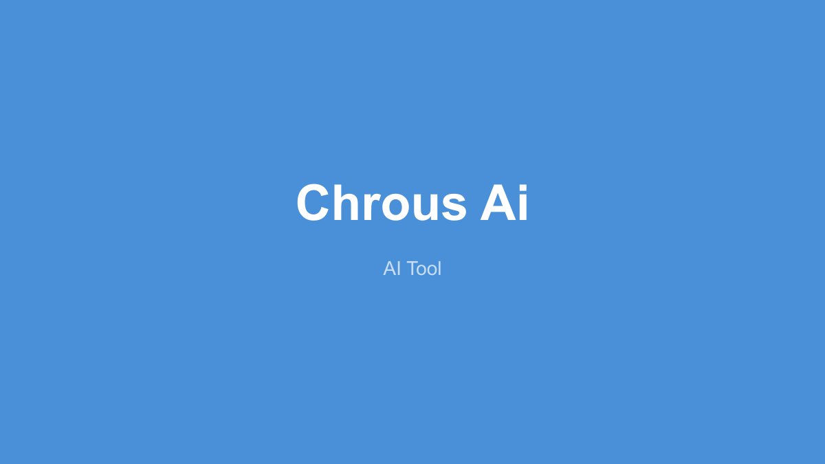 chorus.love Produktoberfläche
