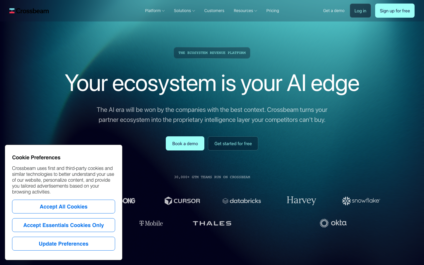 Traverse Interface du produit