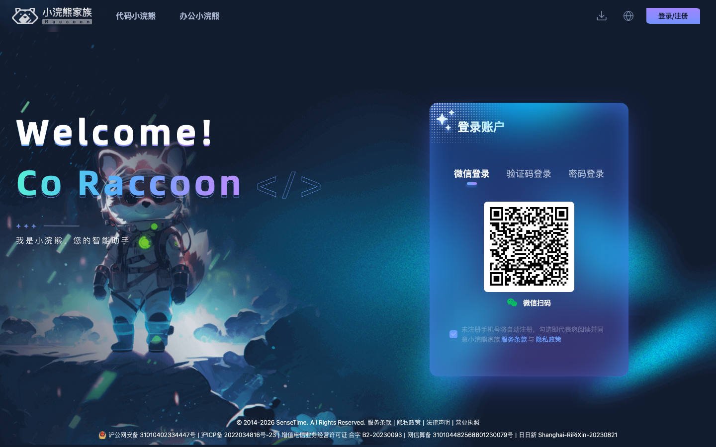 代码小浣熊 产品界面