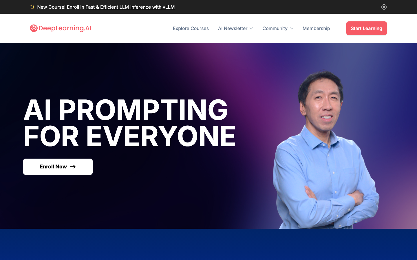 DeepLearning.AI 产品界面
