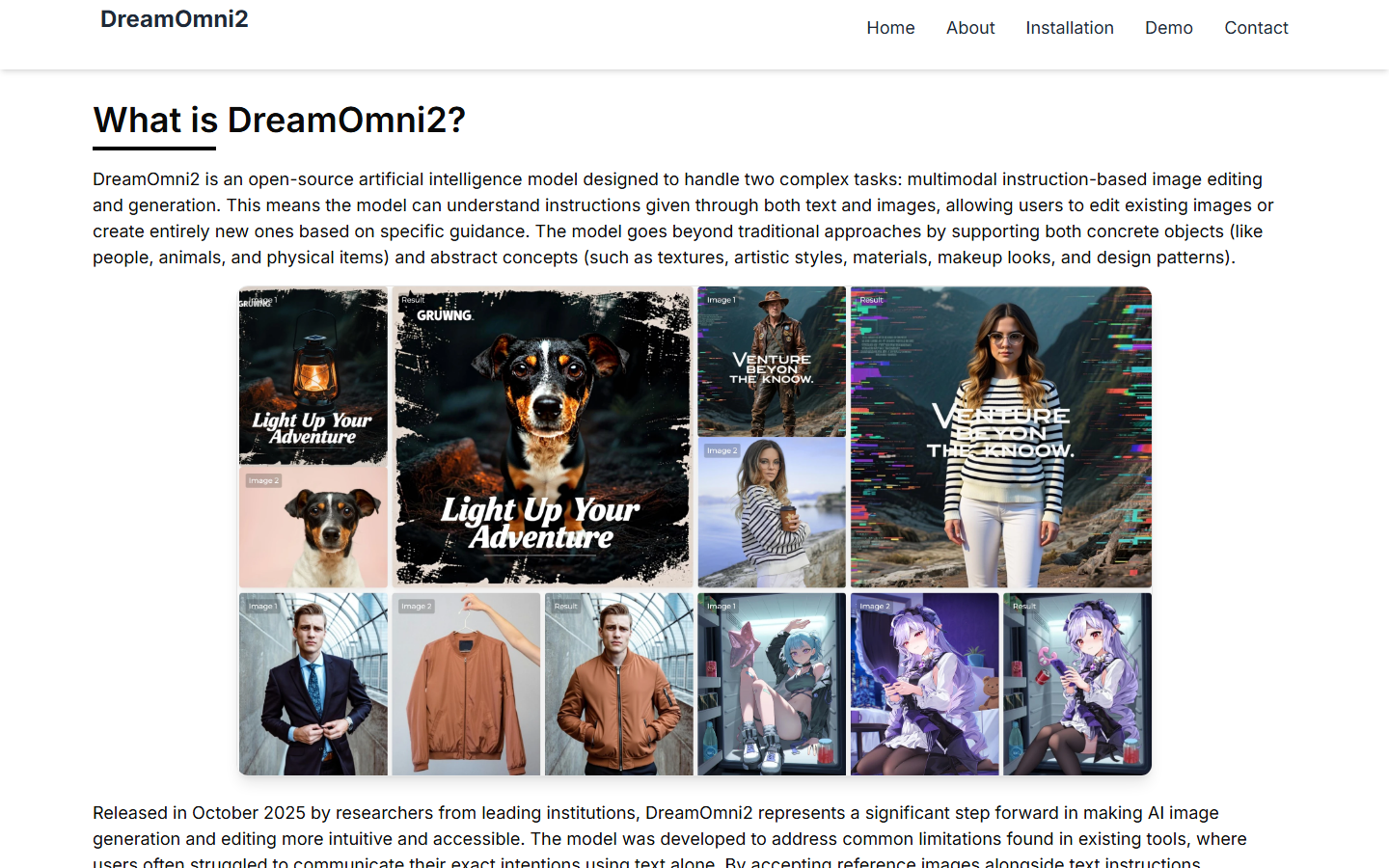 Dreamomni Product Interface