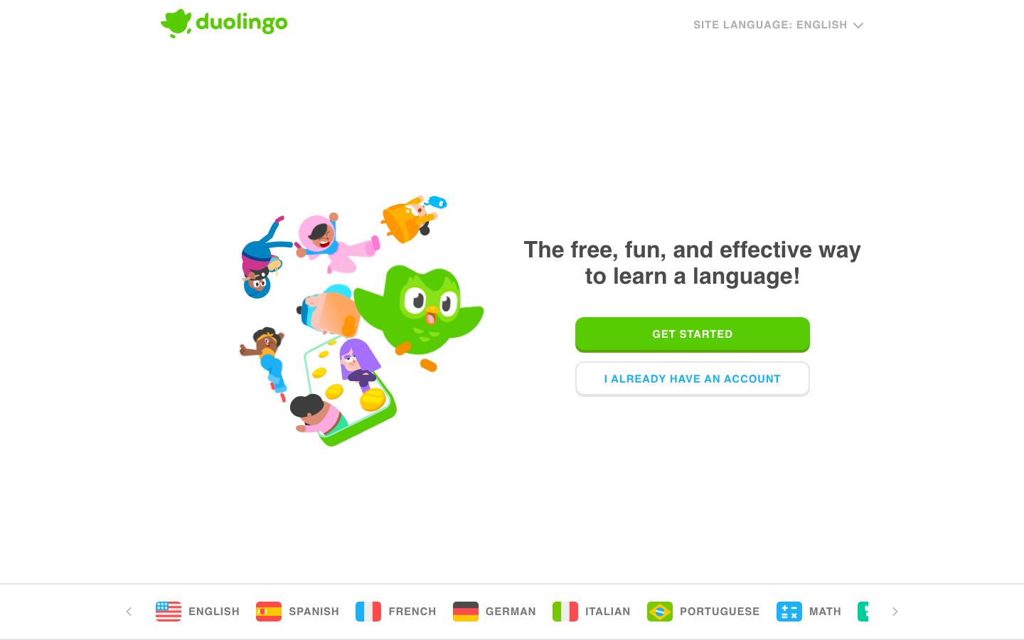 Duolingo Max 产品界面
