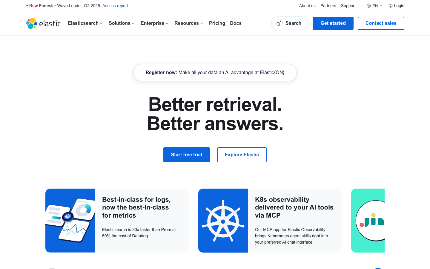 Elastic AI 产品界面