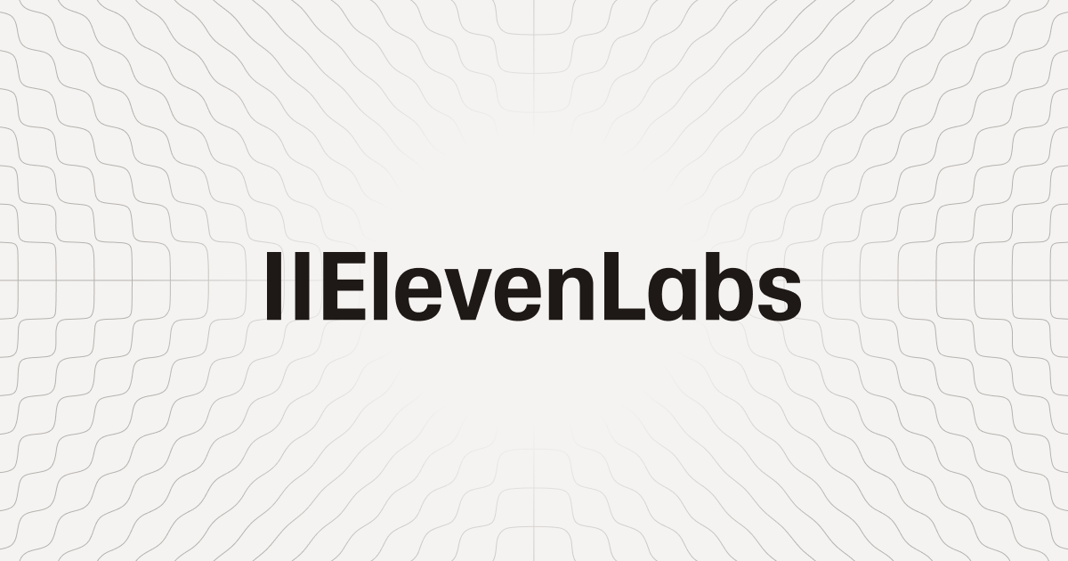 ElevenLabs 产品界面