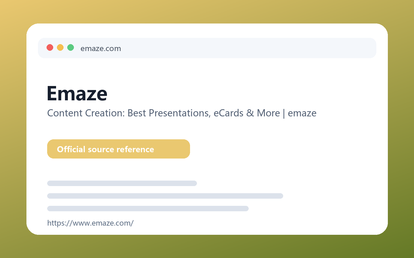 Emaze 产品界面