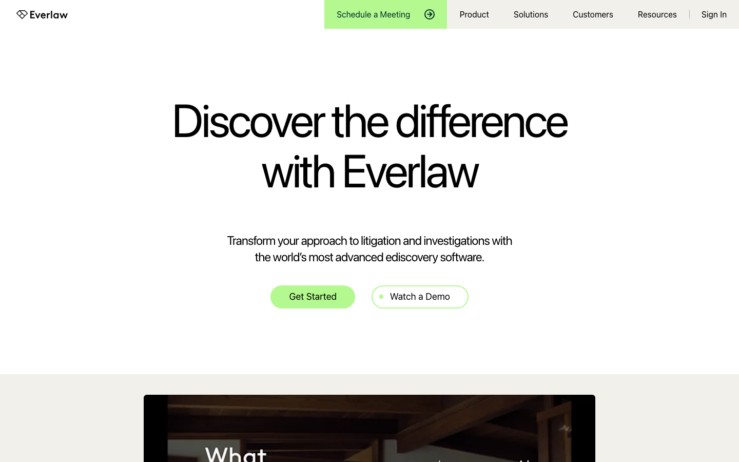 Everlaw 产品界面