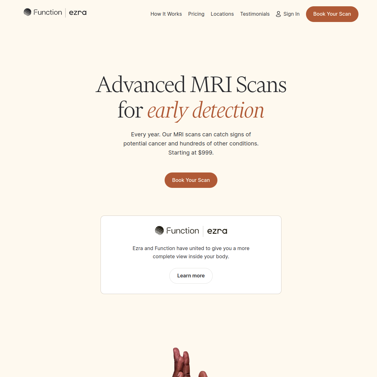Ezra Product Interface