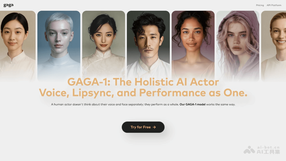 Gaga AI 产品界面