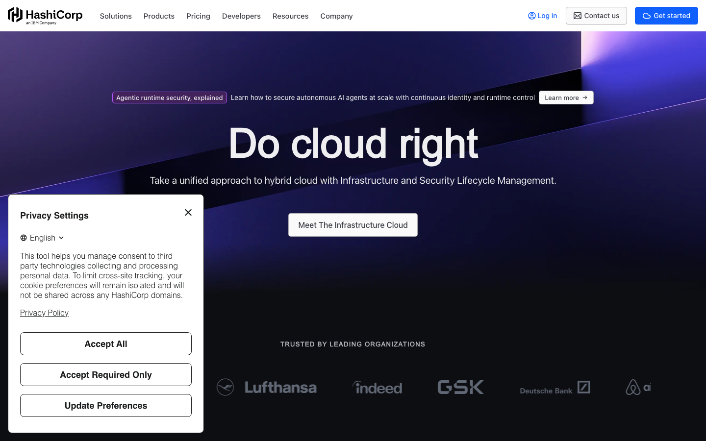 HashiCorp AI 产品界面