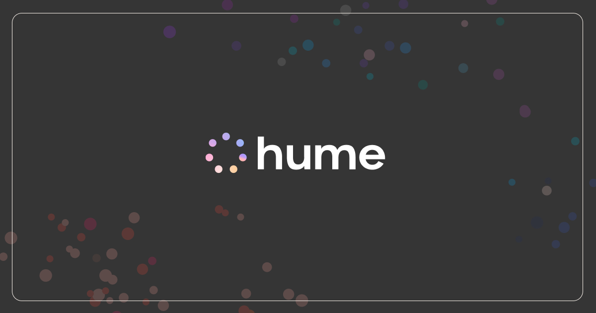 Hume EVI 产品界面