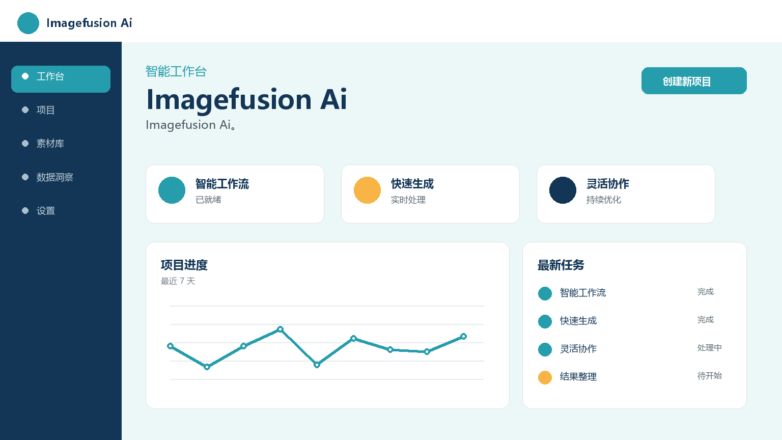 이미지퓨전 AI 제품 인터페이스