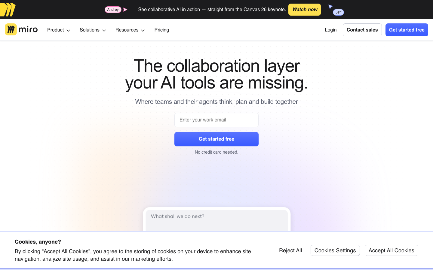 InVision AI 产品界面