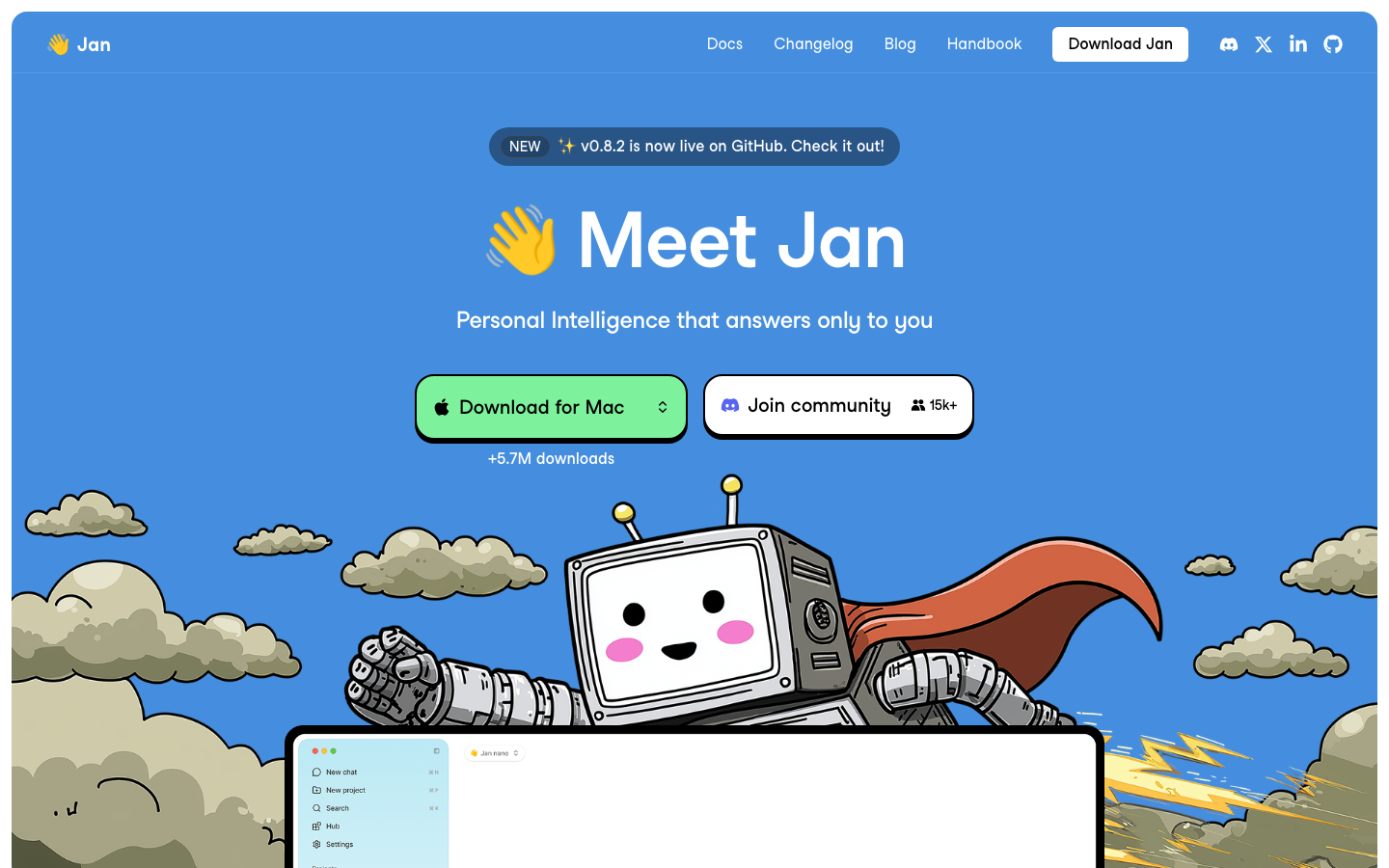 Jan 产品界面