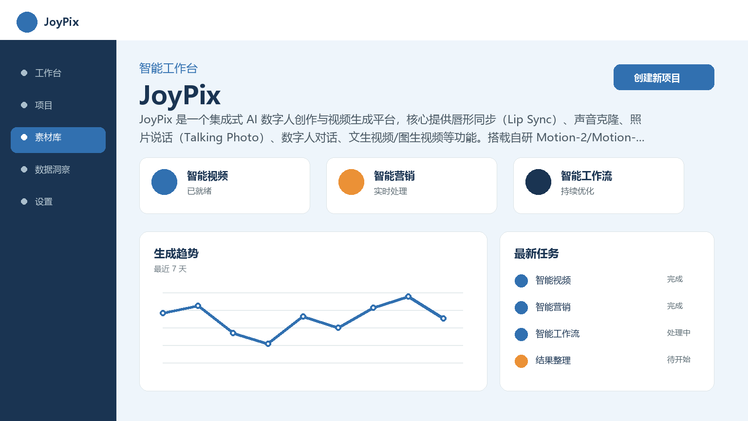 JoyPix 产品界面