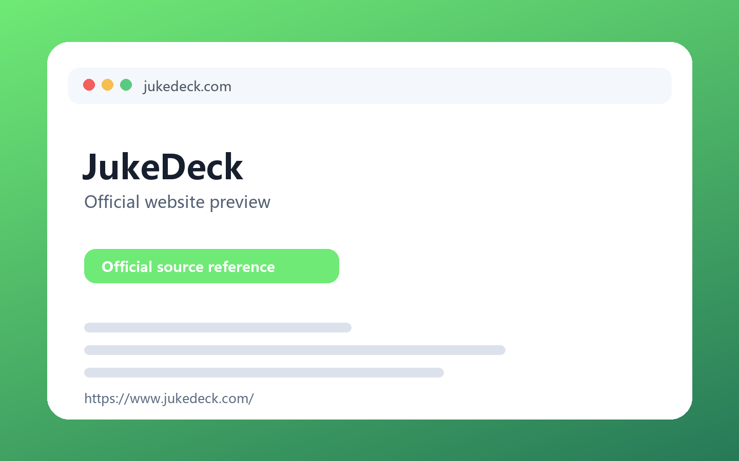 JukeDeck 产品界面