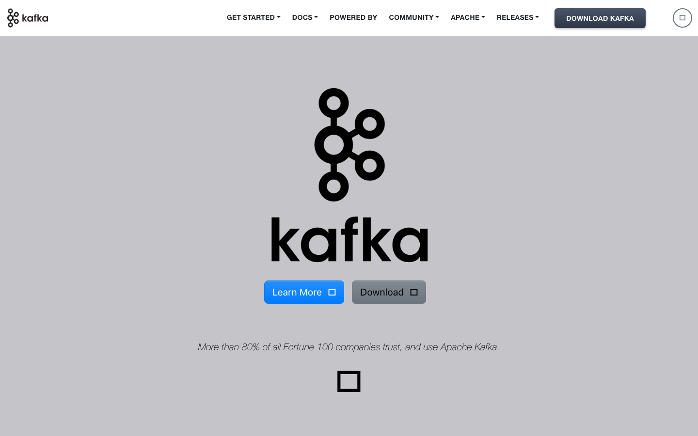 Apache Kafka 产品界面