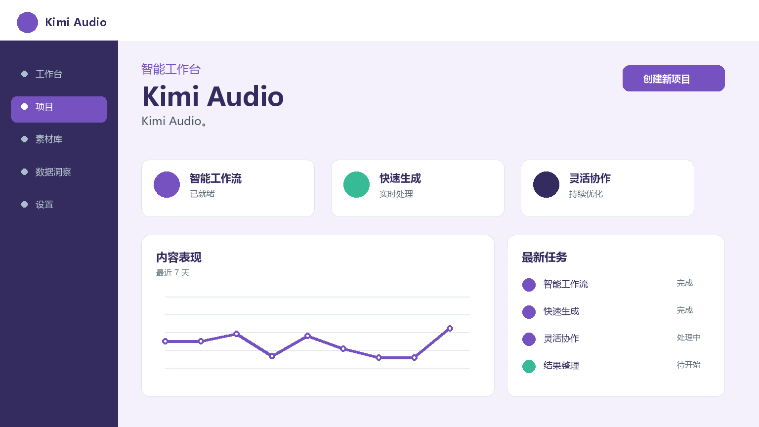 Kimi Audio Product Interface