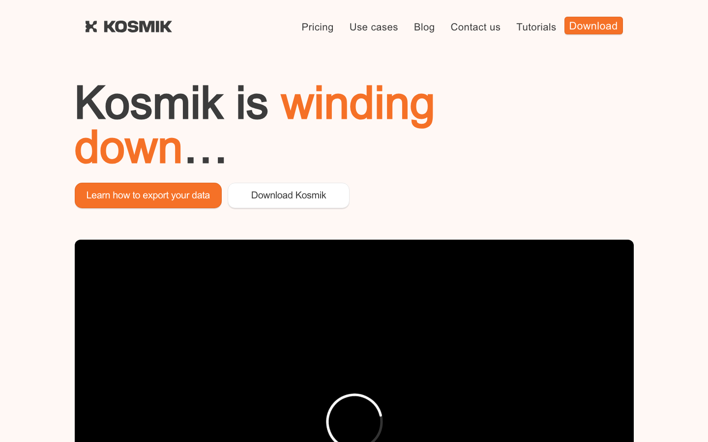Kosmik 产品界面