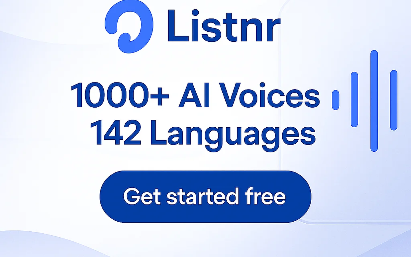 Listnr AI 产品界面