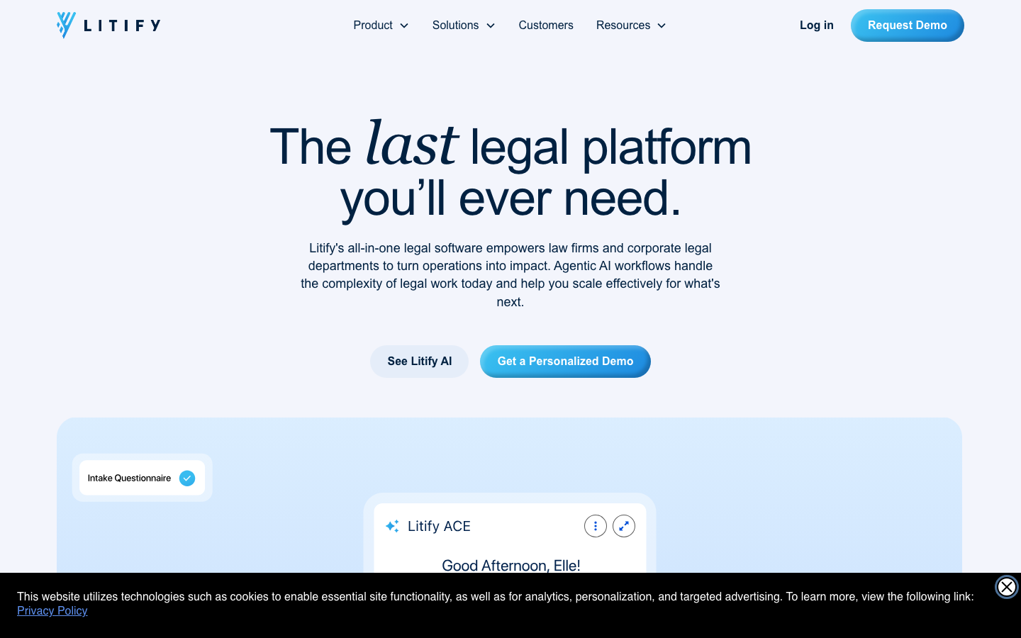 Litify 产品界面