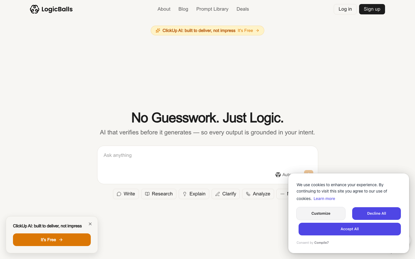 LogicBalls 产品界面