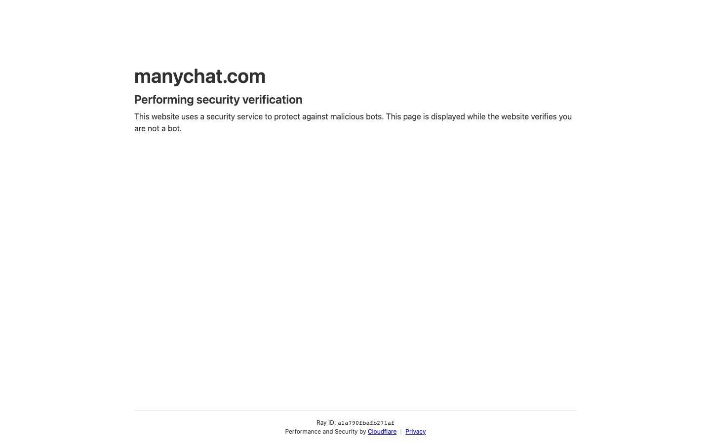 ManyChat AI 产品界面
