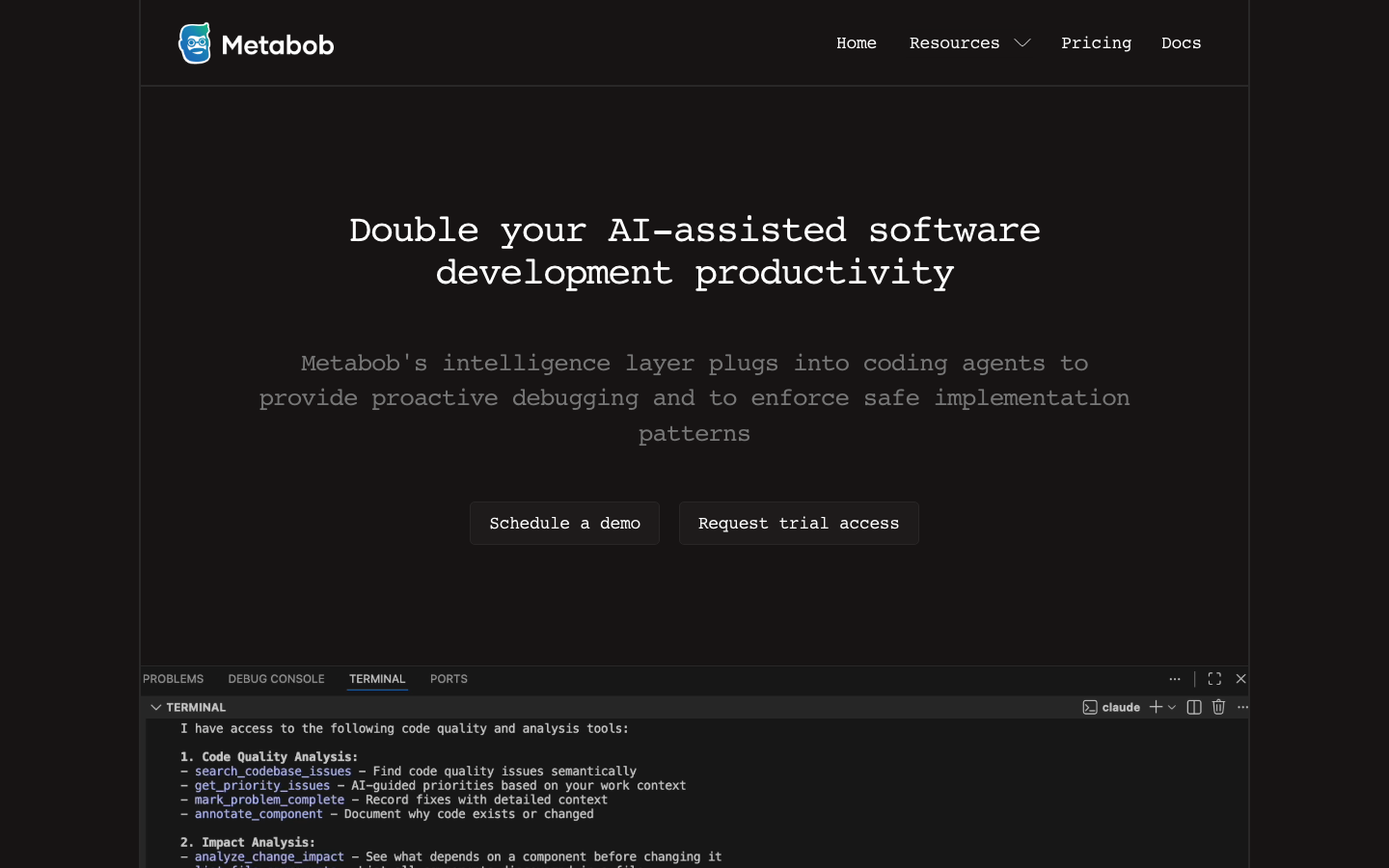 Metabob 产品界面