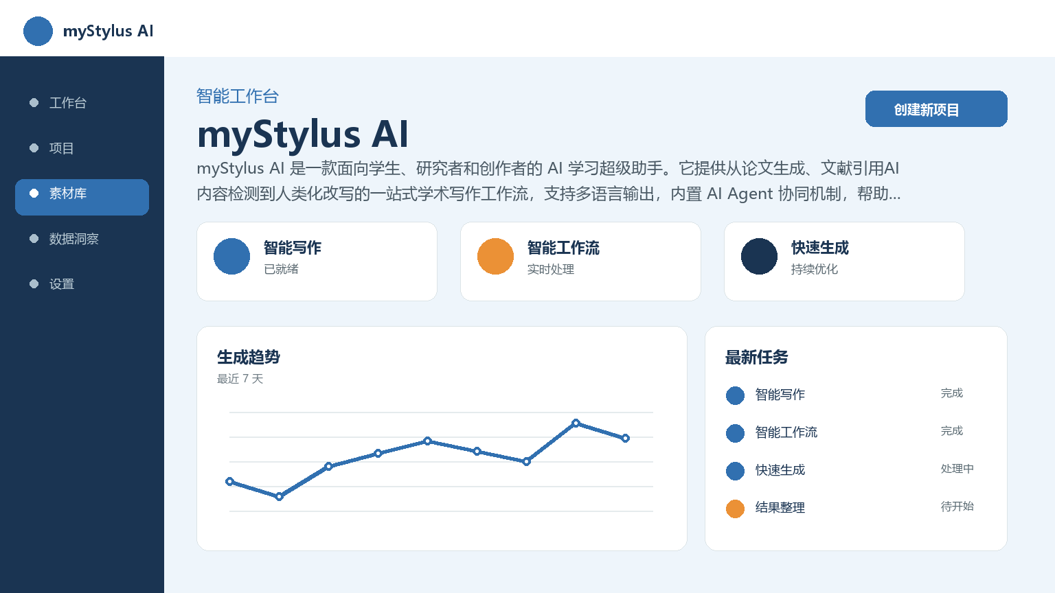myStylus AI 产品界面