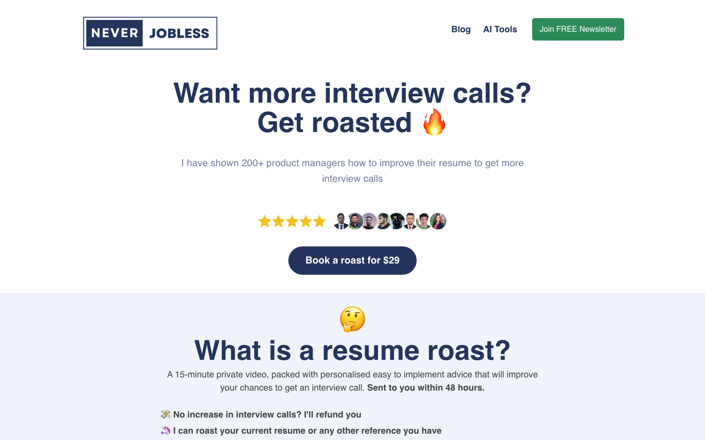 Never Jobless 产品界面