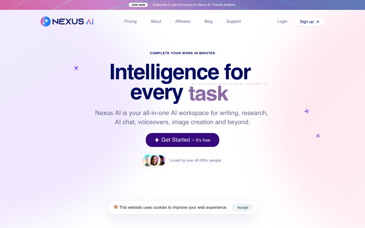 Nexus AI Product Interface