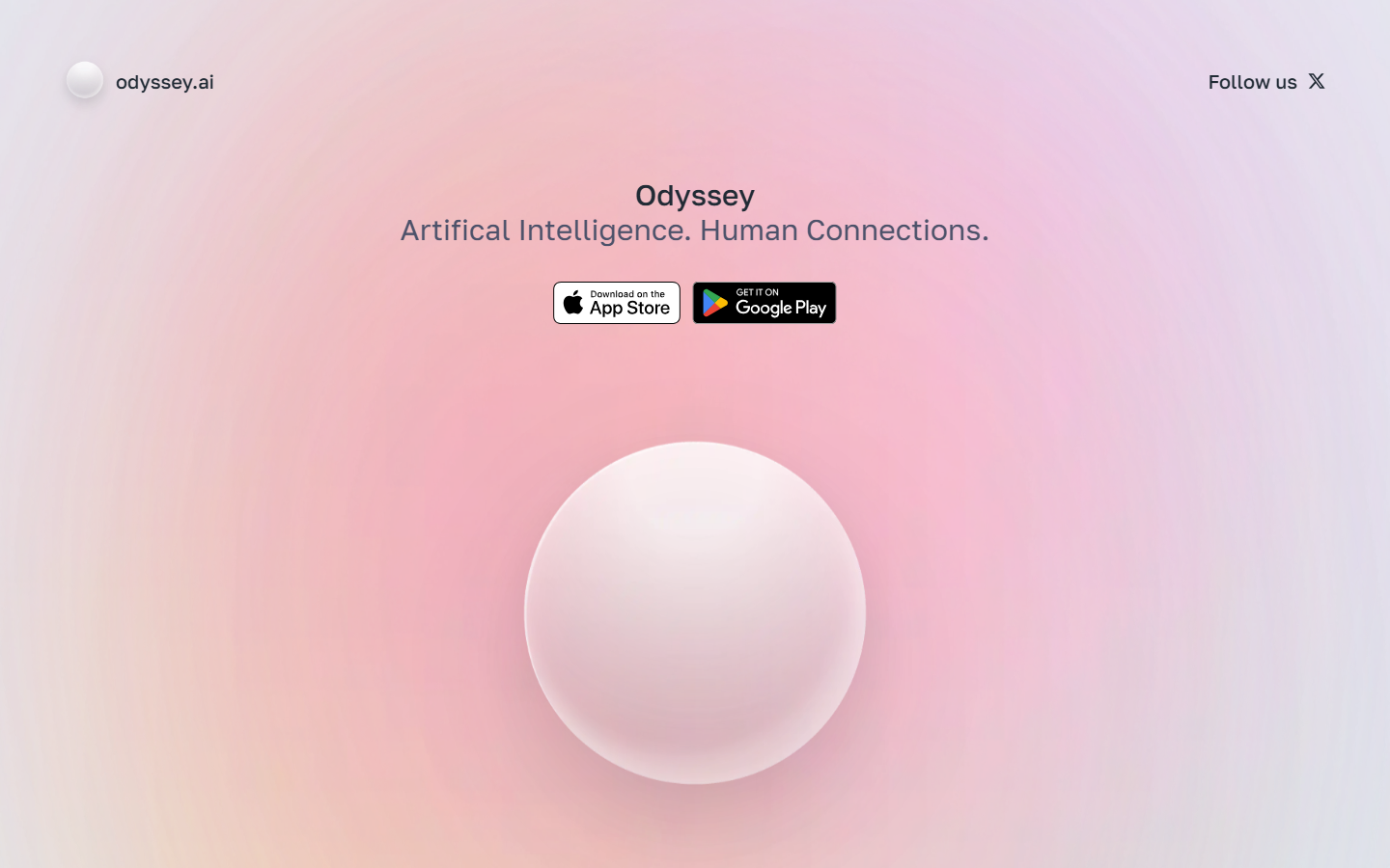 Odyssey AI 产品界面