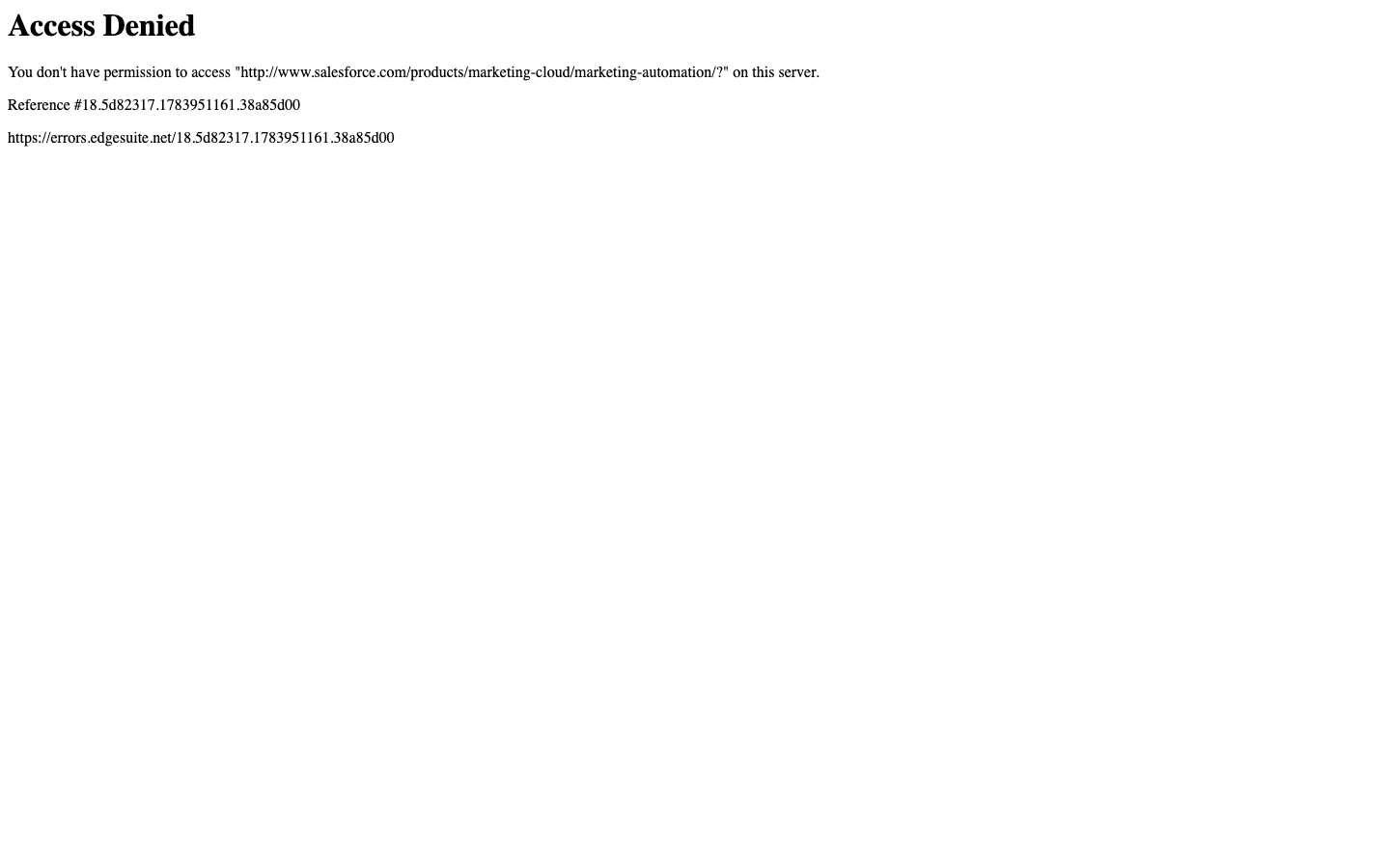 Pardot (Salesforce) 产品界面