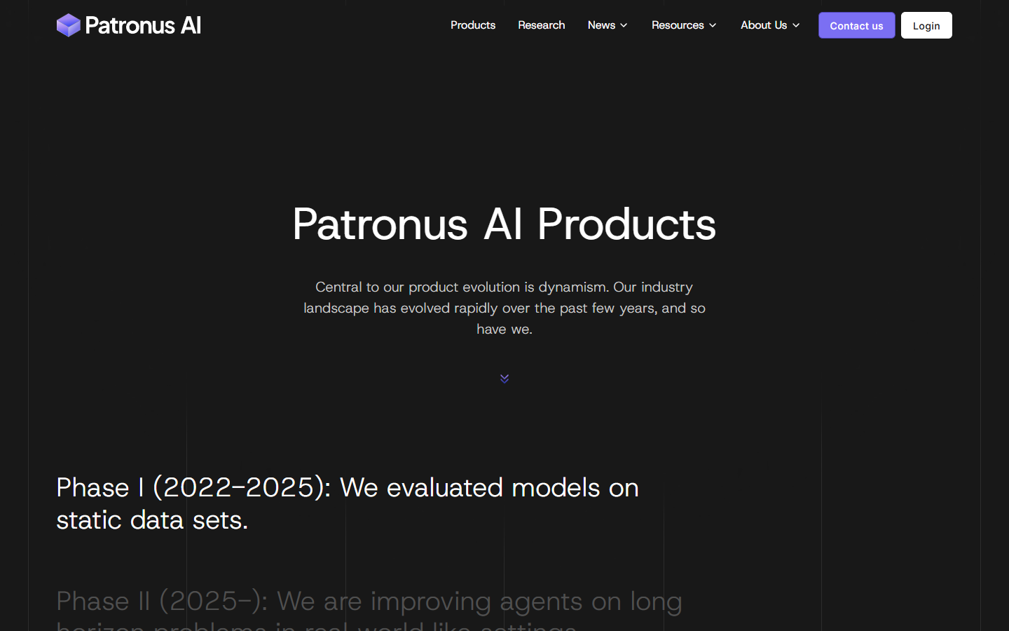 Patronus AI 产品界面