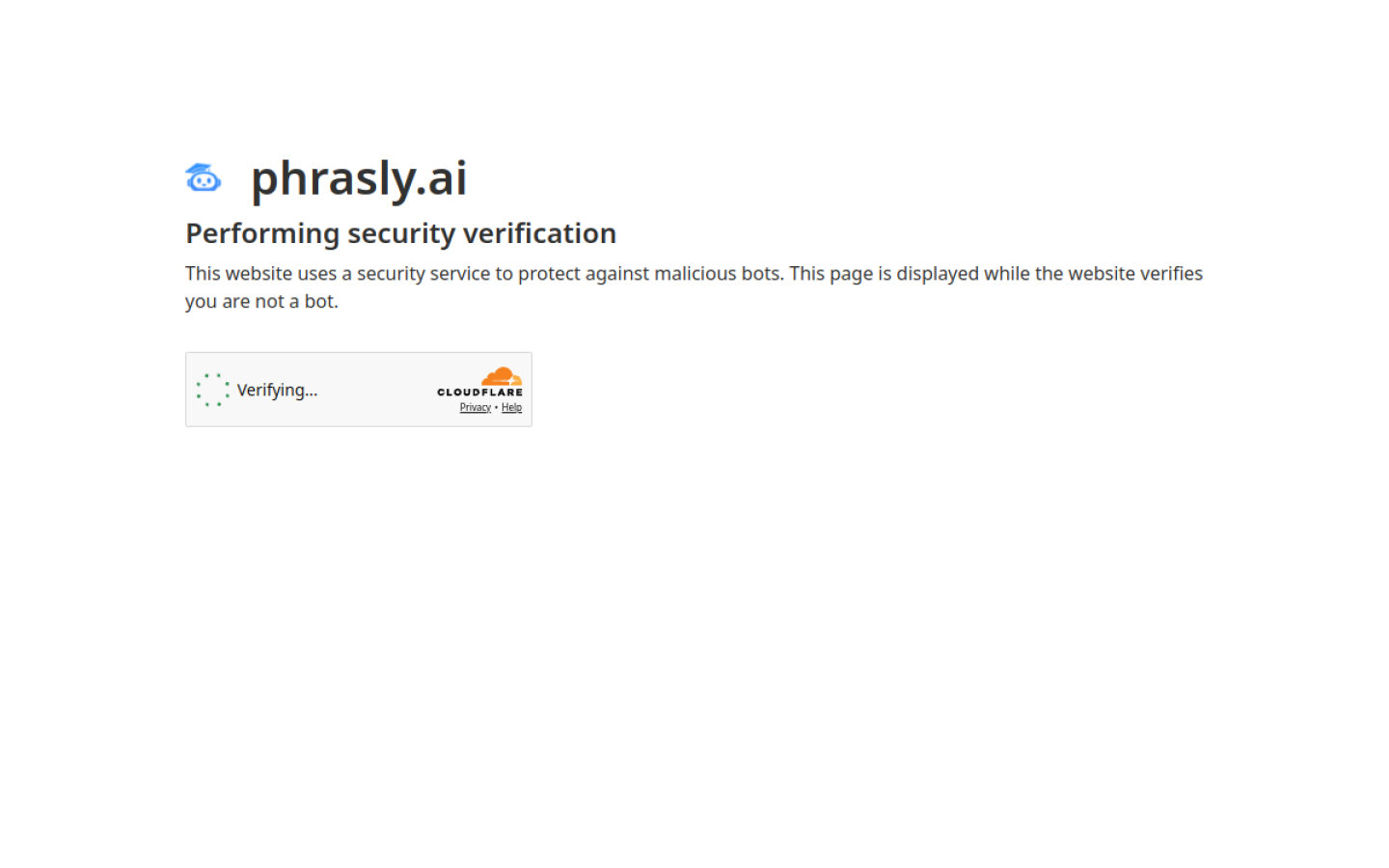 Phrasly AI 产品界面