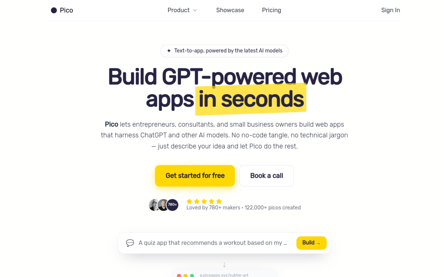 Pico AI 产品界面